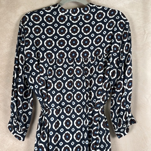 Marc O'Polo Button-Down Shirt Dress Geometric Work Office Sustainable Preppy 4 - Picture 7 of 12